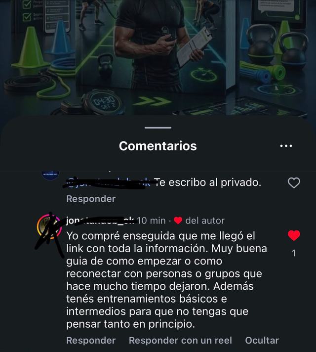 Testimonio por Instagram